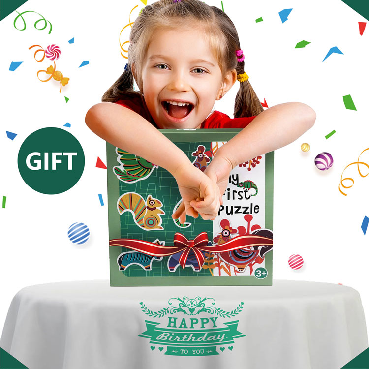 Juguetes de madera del rompecabezas de la bicicleta 3D