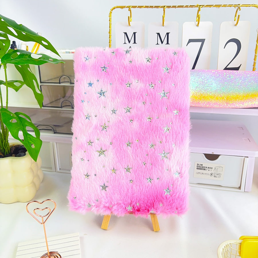 Cuaderno de felpa A5 Cute Star Diary