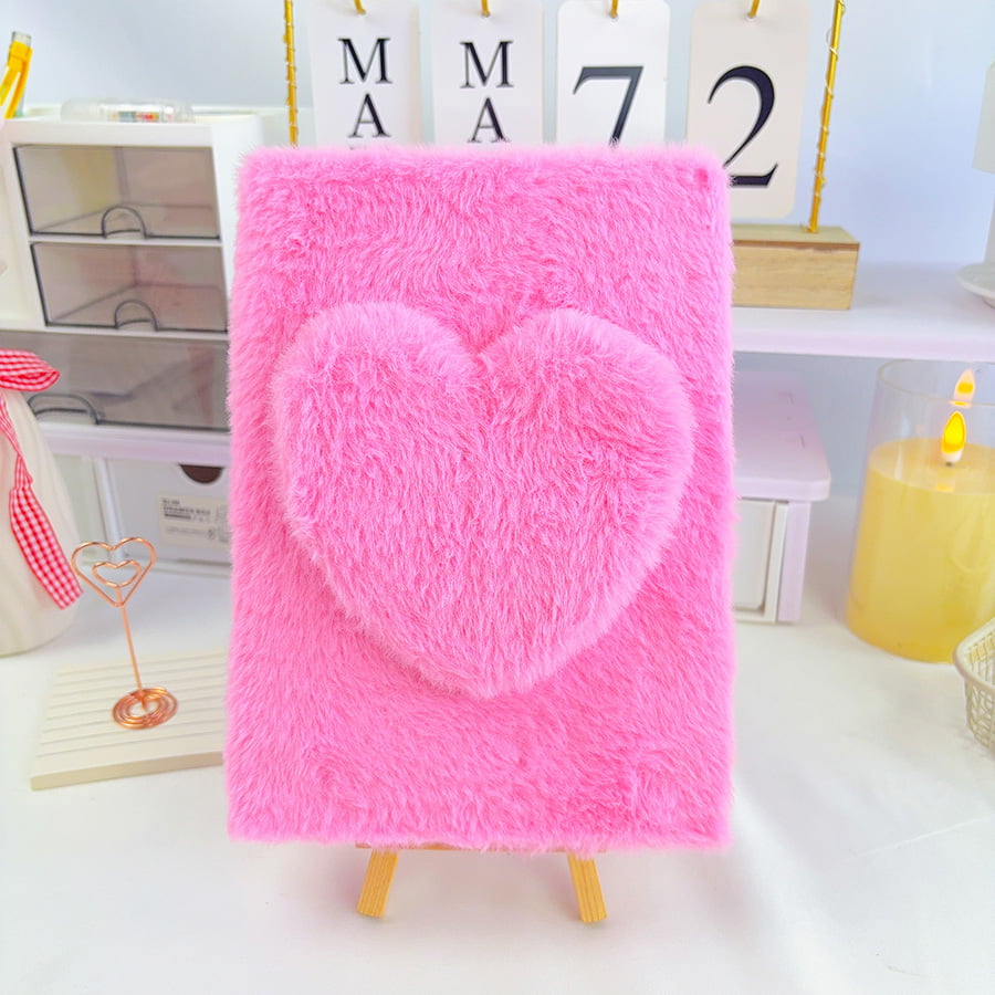 Cuaderno de peluche A5 Cute Love Diary Cuaderno de peluche A5 Cute Love Diary