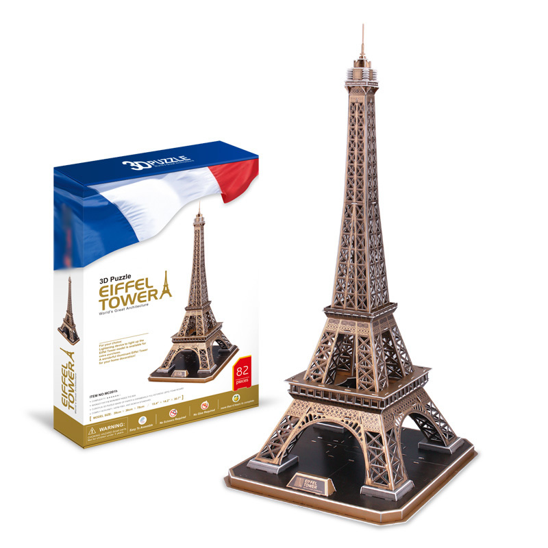 Rompecabezas 3D de la Torre Eiffel de bajo precio